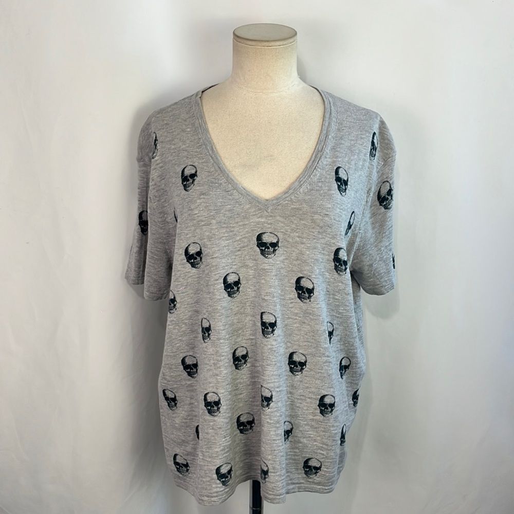 Skull Cashmere Tee - Picture 2 of 8